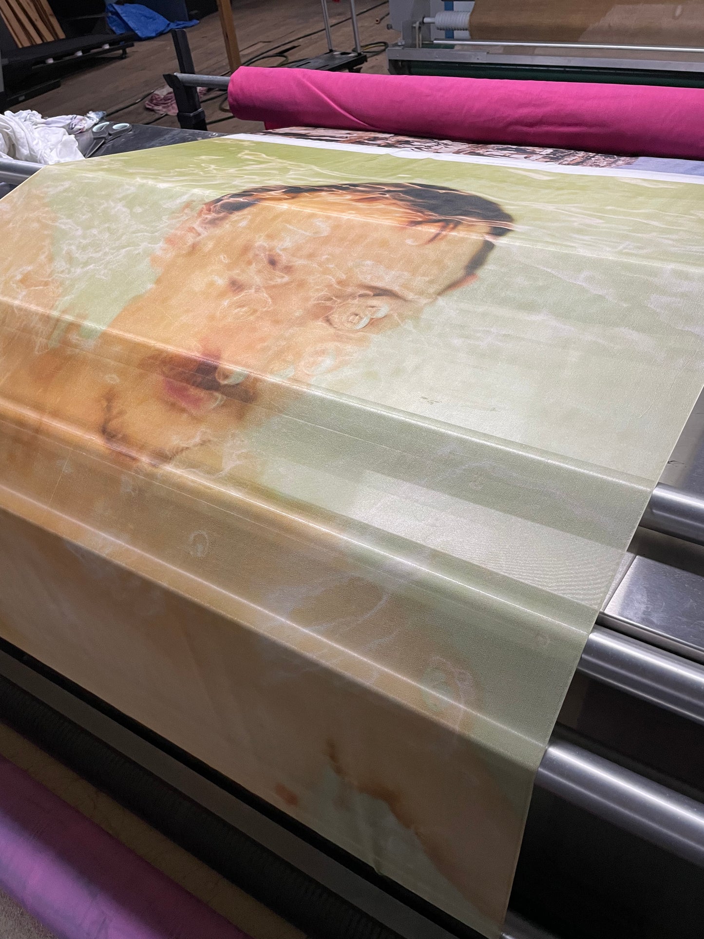 Large Format Art Print on silk