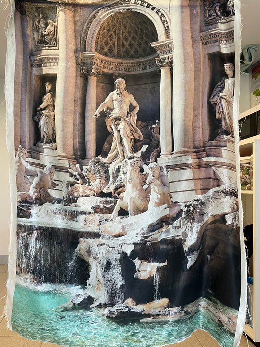 photograhpy art print large format on silk hemp blend